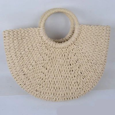 Summer Handmade Bags for Women Beach Weaving Ladies Straw Bag