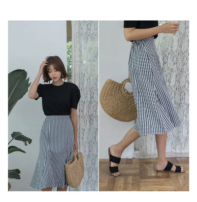Summer Handmade Bags for Women Beach Weaving Ladies Straw Bag