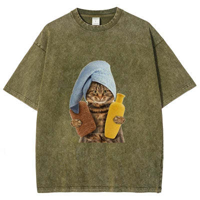 Unisex Soft Cotton Basic Washed Tees for Men And Women