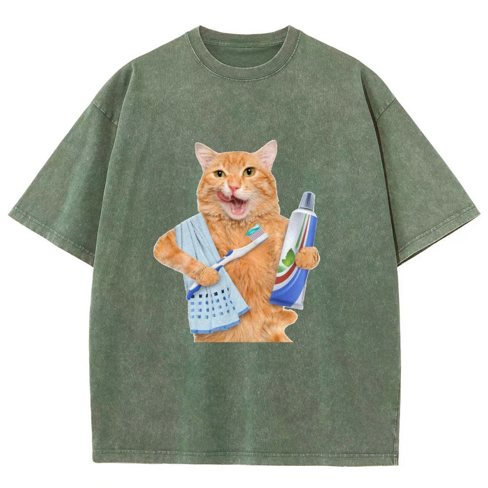 Unisex Soft Cotton Basic Washed Tees for Men And Women