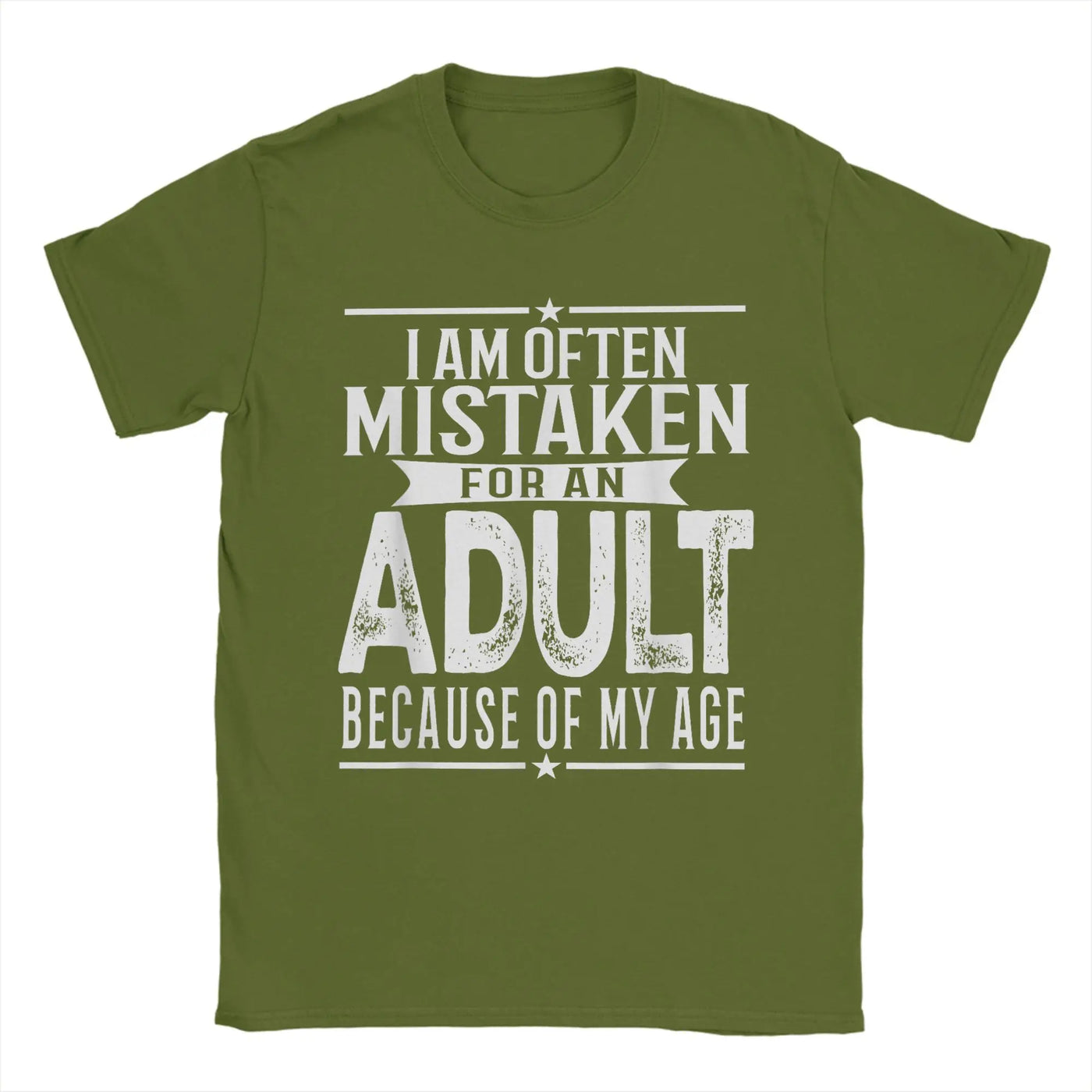 Men's T-Shirt I Am Often Mistaken For An Adult Because Of My Age Funny