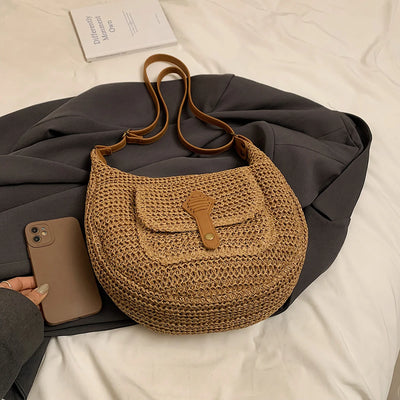 Handbag. Bags women handbags ladies.2025 Casual Oversized Woven Straw Bag