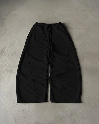 Fashion Versatile Straight Wide-leg Pants Men American Retro