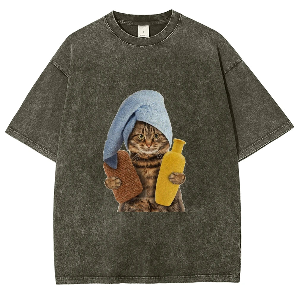 Unisex Soft Cotton Basic Washed Tees for Men And Women