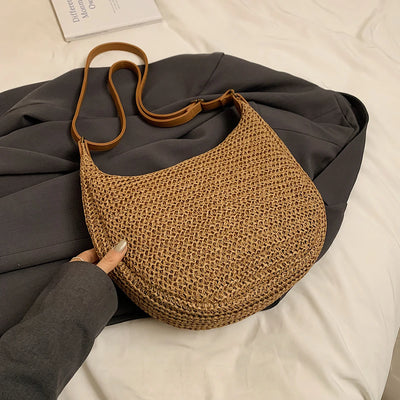 Handbag. Bags women handbags ladies.2025 Casual Oversized Woven Straw Bag