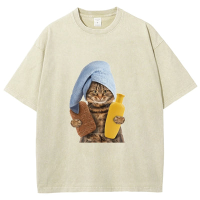Unisex Soft Cotton Basic Washed Tees for Men And Women