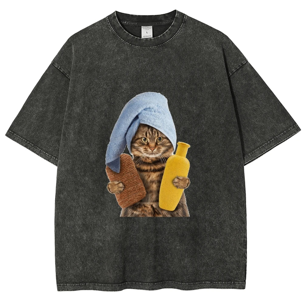 Unisex Soft Cotton Basic Washed Tees for Men And Women
