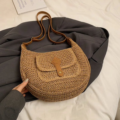 Handbag. Bags women handbags ladies.2025 Casual Oversized Woven Straw Bag