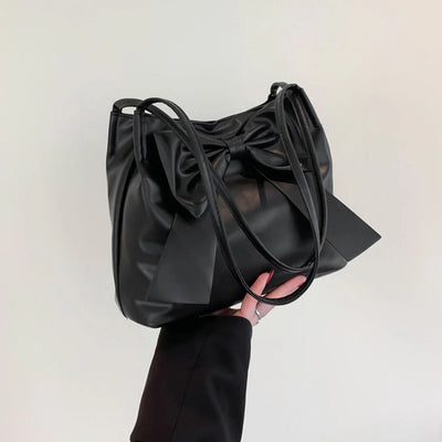 Fashion Bow Handlebags For Women Shoulder Bags Leisure Armpit Bag