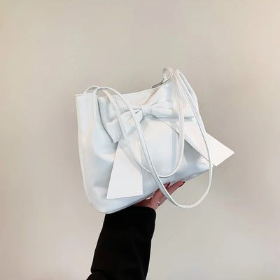 Fashion Bow Handlebags For Women Shoulder Bags Leisure Armpit Bag