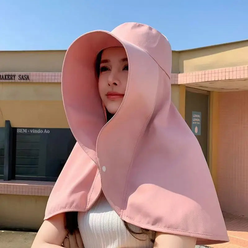 Summer Hats for Women Outdoor UV Anti Neck Protection Sun