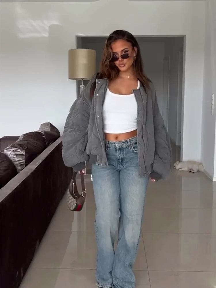 SIYANG Women Elegant Solid Bomber Jacket Coat Women's Long-Sleeved