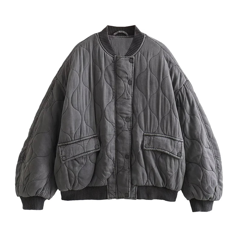 SIYANG Women Elegant Solid Bomber Jacket Coat Women's Long-Sleeved