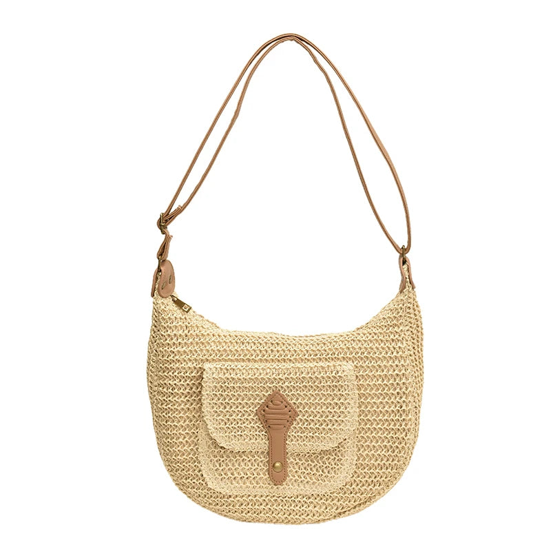 Handbag. Bags women handbags ladies.2025 Casual Oversized Woven Straw Bag