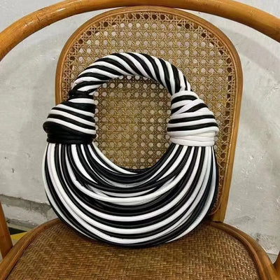 Handbags for Women 2024 New Gold Luxury Designer Brand Handwoven