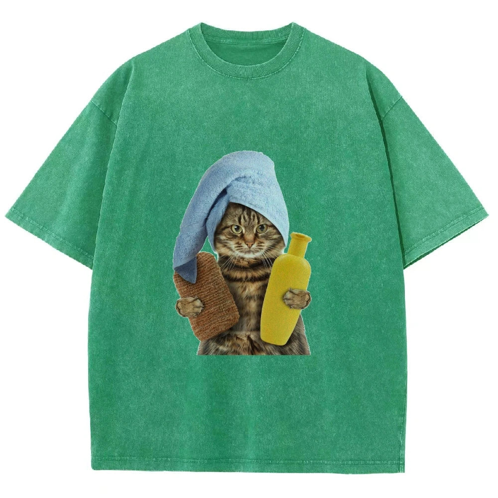 Unisex Soft Cotton Basic Washed Tees for Men And Women