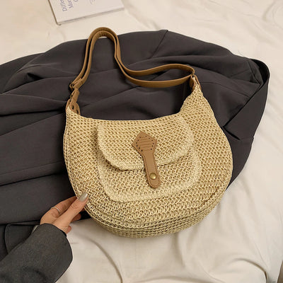 Handbag. Bags women handbags ladies.2025 Casual Oversized Woven Straw Bag
