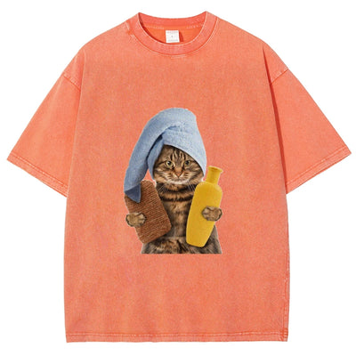 Unisex Soft Cotton Basic Washed Tees for Men And Women